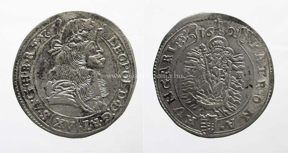 I. Lipót XV krajcár 1682 K-B